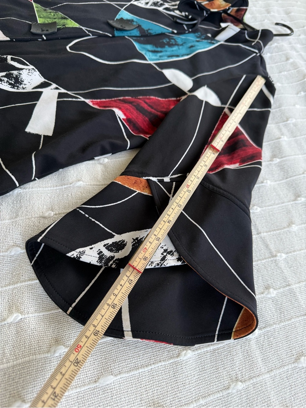 Joseph Ribkoff Black Abstract Multi-Color Boxy Jacket - Picture 9 of 10